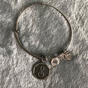 Alex & Ani “S” charm bracelet